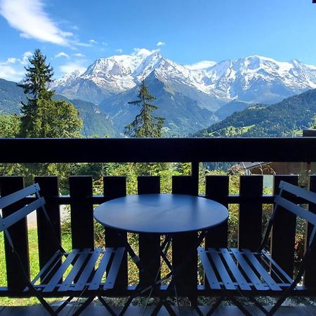 Appartement Saint Gervais Les Bains Vue Imprenable Mont Blanc Exterior foto