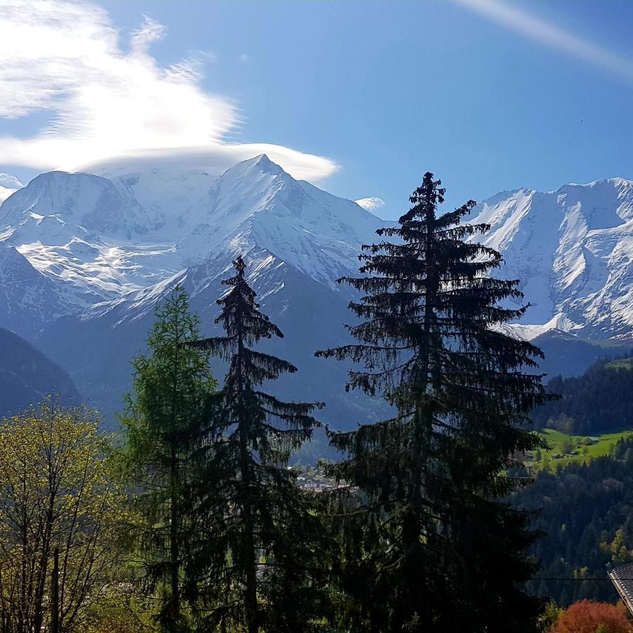 Appartement Saint Gervais Les Bains Vue Imprenable Mont Blanc Exterior foto