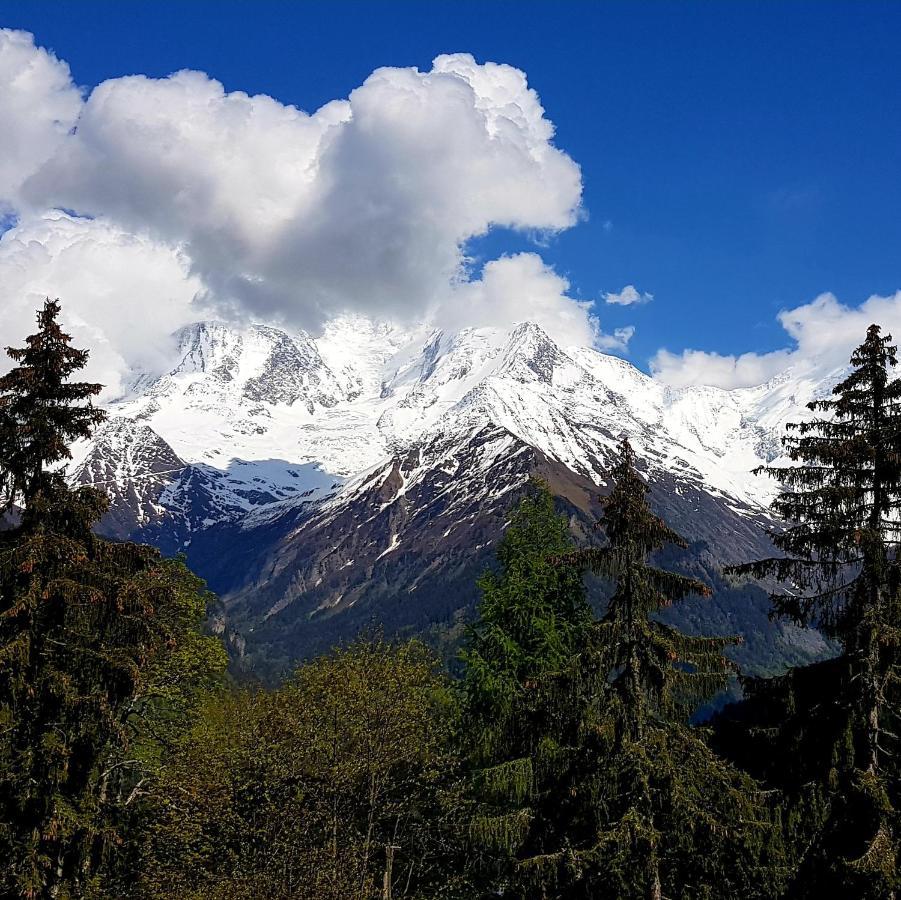 Appartement Saint Gervais Les Bains Vue Imprenable Mont Blanc Exterior foto